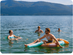Baignade sur le Lac de Neuchâtel